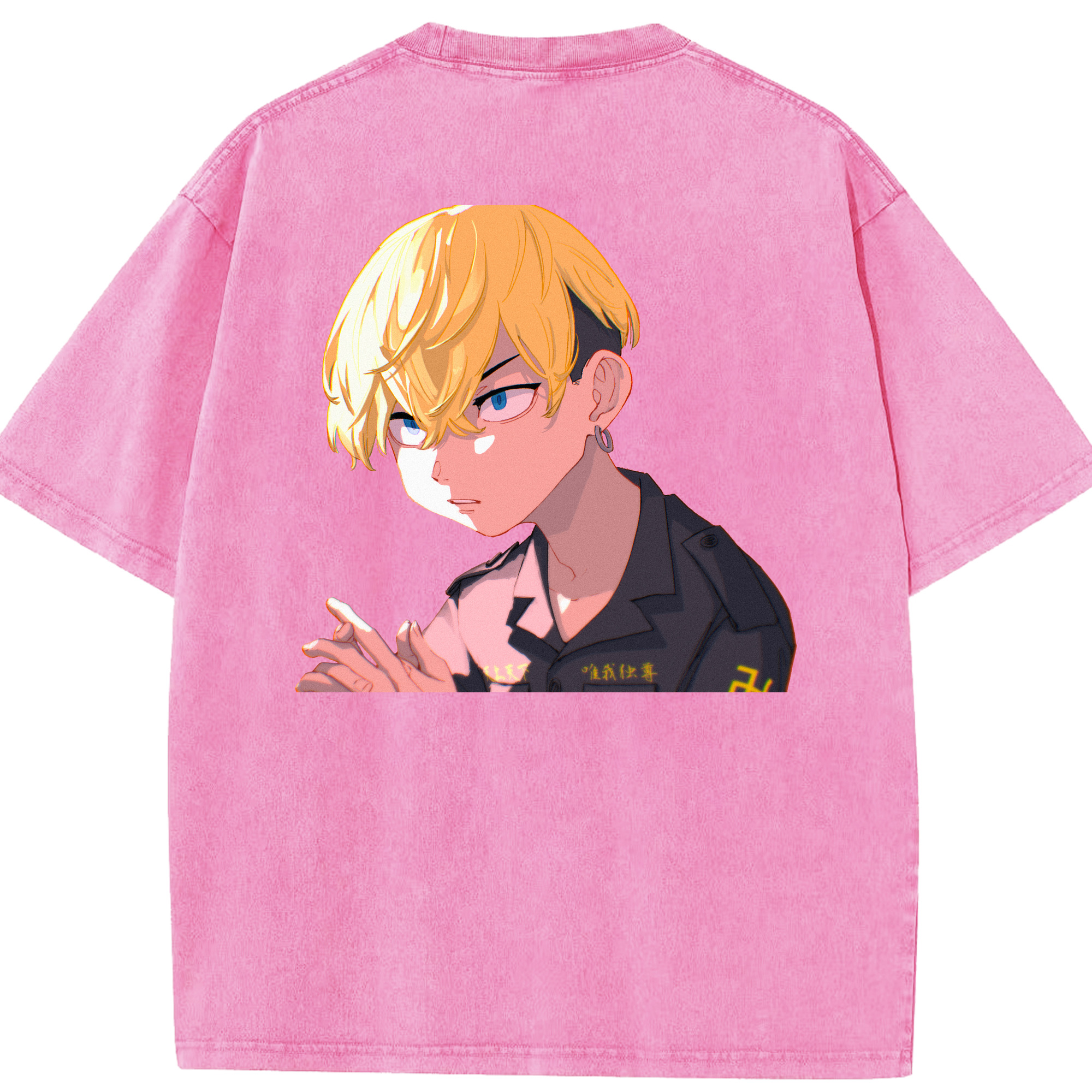 （画像用） 東京リベンジャーズ Tokyo Revengers 綿100% ヴィンテージ風 半袖Tシャツ（背面プリント）